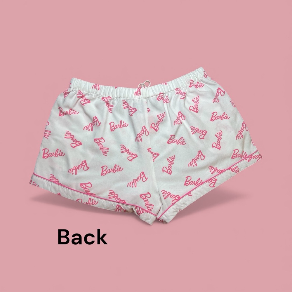 Forever 21, Barbie Logo Print Teen’s Large Pink and White Sleepwear. - Picture 11 of 15